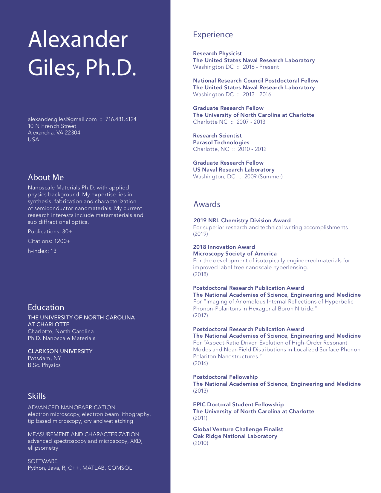 resume